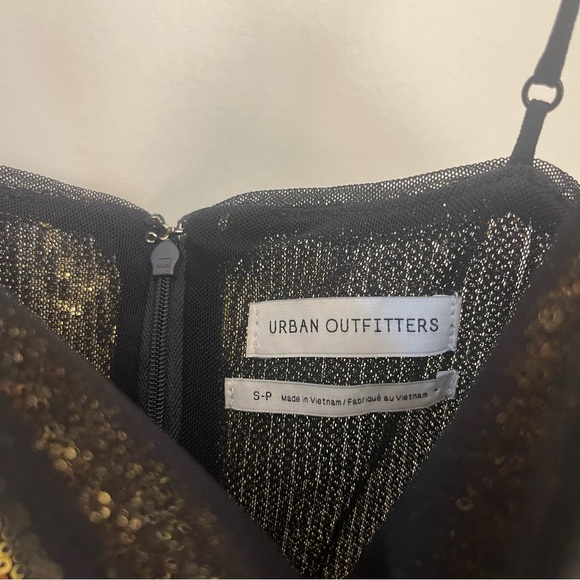 Urban Outfitters Gold Sequin Mini Dress - Picture 5 of 7